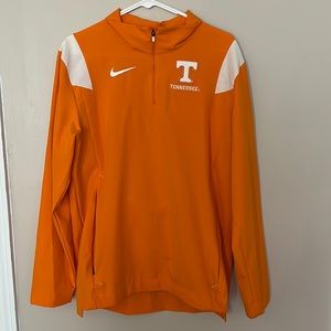 Orange Tennessee Volunteers On Field Quart Zip Jacket Men’s Small